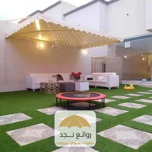 جلسات مظلات حدائق الرياض