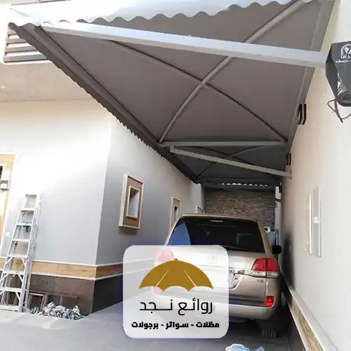 مظلة سيارة حديد